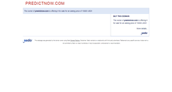 Desktop Screenshot of predictnow.com